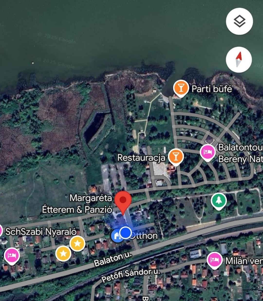 Margareta Etterem Es Vendeghaz Gasthaus Balatonberény Buitenkant foto