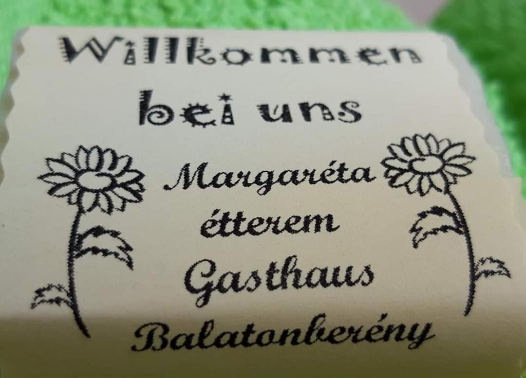 Margareta Etterem Es Vendeghaz Gasthaus Balatonberény Buitenkant foto